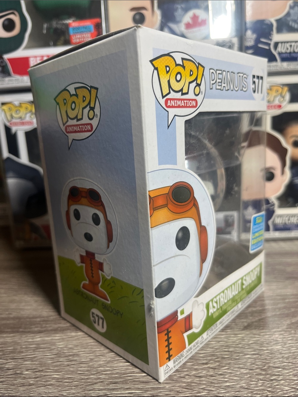 Funko Peanuts Astronaut Snoopy - Orange, White, Black - Picture 2 of 6